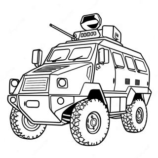 Page De Coloriage De Vehicule Tactique Swat 88033 28409