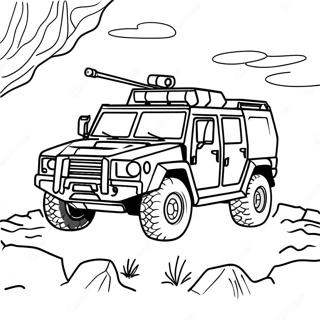 Page De Coloriage De Vehicule Tactique Swat 88033-28411