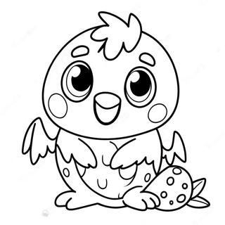 Hatchimal Pages À Colorier