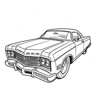 Page De Coloriage De Low Rider Vintage 88161-28685