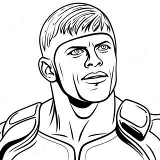 Page De Coloriage De Cody Rhodes En Action 88286-28781