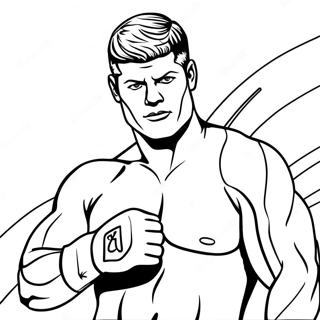 Page De Coloriage De Cody Rhodes En Action 88286-28783