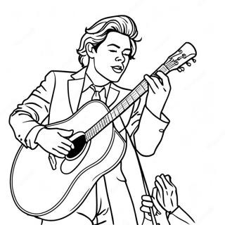 Page De Coloriage De Harry Styles En Concert 88338-28821