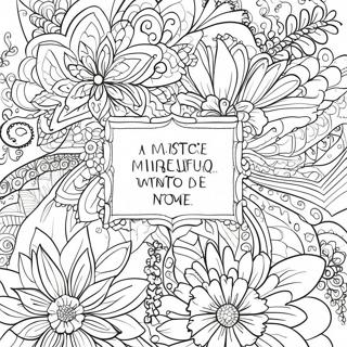 Page De Coloriage De Citation Inspirante Pour Adultes 88415-28880