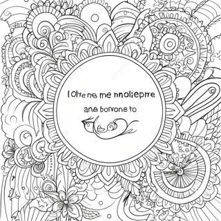 Page De Coloriage De Citation Motivante Pour Adultes 88416-28881