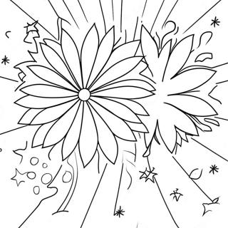 Page A Colorier Spectacle De Feux Dartifice Colores 88494-28943