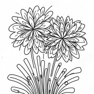 Page A Colorier Spectacle De Feux Dartifice Colores 88494 28944