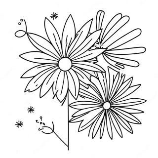 Page A Colorier Feux Dartifice Scintillants Dans Le Ciel 88495-28948