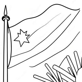 Page De Coloriage Du Drapeau De Porto Rico 88544-28979