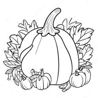 Page De Coloriage De La Corne Dabondance De Thanksgiving 88596-29022