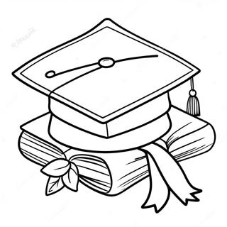 Page De Coloriage De Chapeau De Graduation De Maternelle 88673-29077