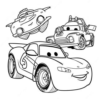 Cars 2 Pages À Colorier