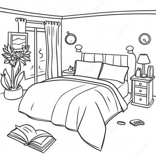 Page A Colorier De Chambre Douillette 88829 29203