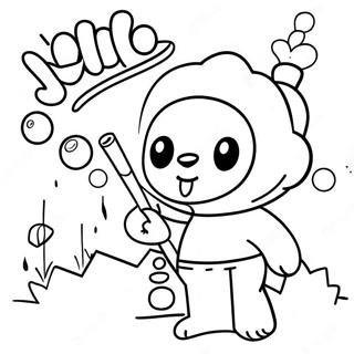 Page De Coloriage Bonjour Drole 89037-29371