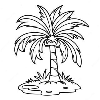 Page De Coloriage Palmier 89059-29374
