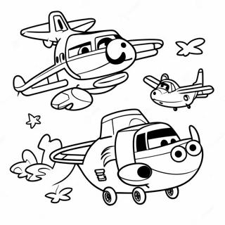 Page De Coloriage Super Wings Aventure En Vol 89214-29497