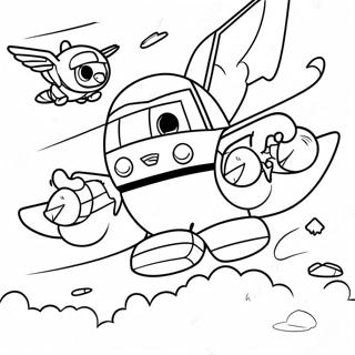 Page De Coloriage Super Wings Aventure En Vol 89214-29499