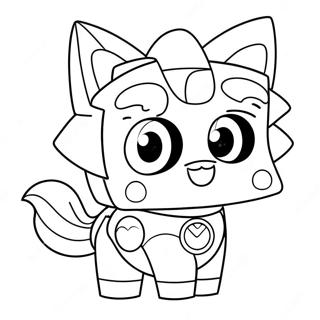 Unikitty Pages À Colorier