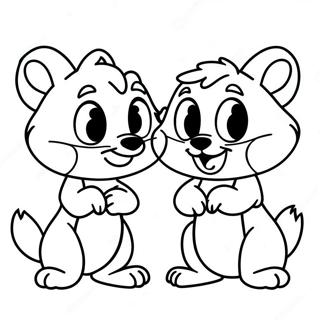 Page De Coloriage Chip Et Dale 89522-29734