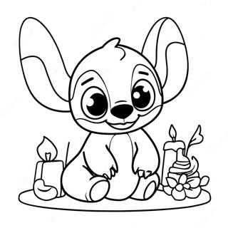 Page De Coloriage Stitch Pour Lanniversaire 89548-29753