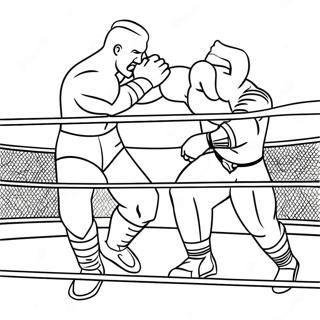 Page De Coloriage Match De Championnat Wwe 89575-29778