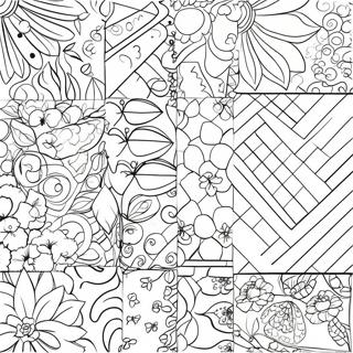 Page De Coloriage Motifs Preppy Chics 89678-29857