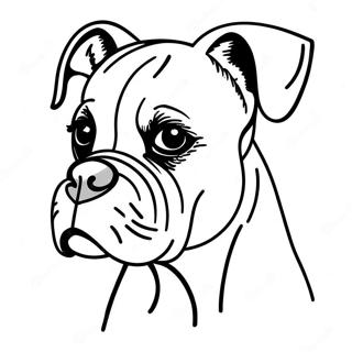 Page De Coloriage Chien Boxer 89703-29875