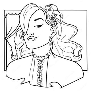 Page De Coloriage Coquette Fashionista 89755-29914