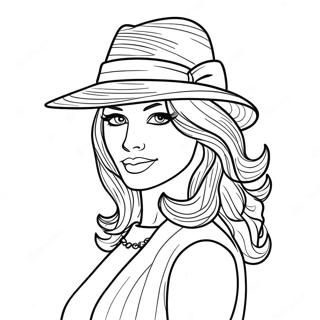 Page De Coloriage Coquette Fashionista 89755-29915