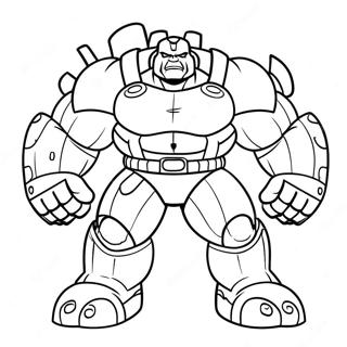 Page De Coloriage Hulk Buster 89987-30094
