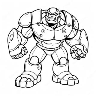 Page De Coloriage Hulk Buster 89987-30096