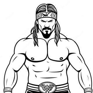 Page De Coloriage Superstars Wwe Feroces 90094-30189