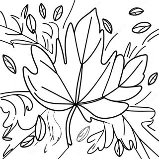 Page De Coloriage De Feuille Dautomne 90428-30436