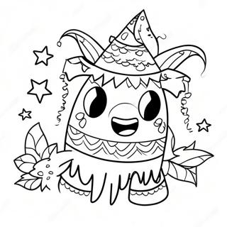 Page De Coloriage De Pinata Festive 90561 30551