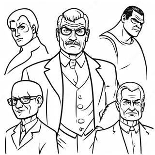 Page De Coloriage Des Mechants 90762-30694