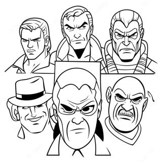 Page De Coloriage Des Mechants 90762-30695