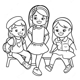 Page De Coloriage Des Amis Mignons Du Club Des Babysitters 90790-30726