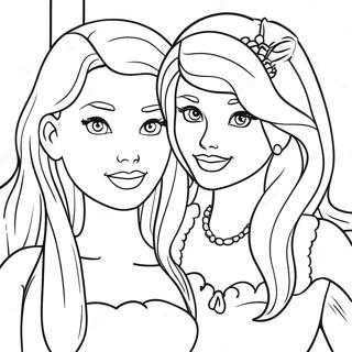 Barbie Et Ses Amis Pages À Colorier