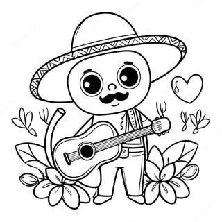 Page De Coloriage Cinco De Mayo 90890-30796