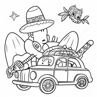 Page De Coloriage Parade Vibrante De Cinco De Mayo 90893-30806