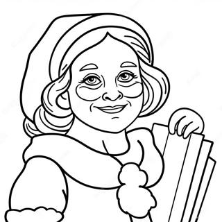 Page De Coloriage De Mme Claus 91199-31102