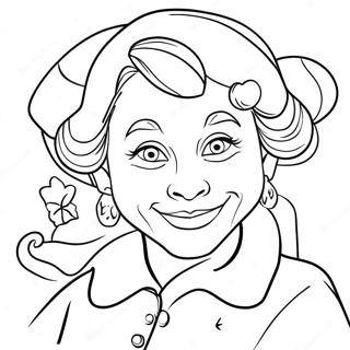 Page De Coloriage De Mme Claus Joyeuse 91203-31120