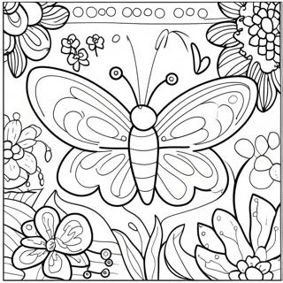 Fleur Papillon Pages À Colorier