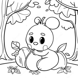 Page De Coloriage Disney Dautomne 91327-31202