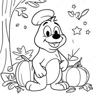 Page De Coloriage Personnages Disney Colores Dautomne 91328-31206