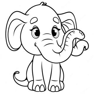 Page De Coloriage Delephant Ivre 91404-31262