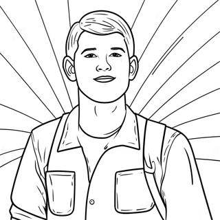 Page De Coloriage De Josh Allen En Action 91584 31409