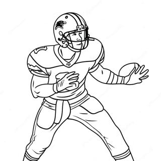 Page De Coloriage De Josh Allen En Action 91584 31410