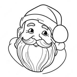 Page De Coloriage Du Charmant Pere Noel Vintage 91685-31486