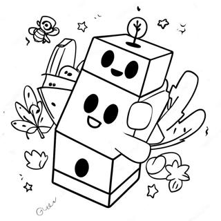 Page De Coloriage Des Alphablocks Aventuriers 91812-31585